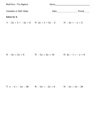 The topics are arranged alphabetically to make. Multistep Equations 1 Worksheet