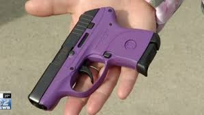 woman s purple pistol panics pathetic punk