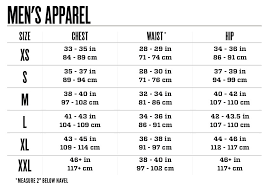 Faithful Mens Shirt Measurements Chart Zoot Tri Suit Size