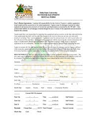 Free Fillable Equipment Rental Agreement Template Fill
