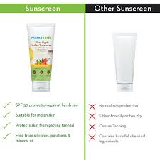 mamaearth ultra light indian sunscreen