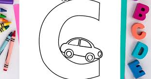 Abc coloring pages for preschoolers. Letter C Coloring Page Download Print Learn Kids Activities Blog