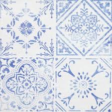 floor tiles self adhesive blue moroccan