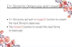 c string to uppercase and lowercase
