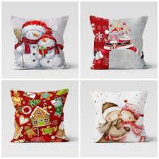 Pillow Coverscute Snowman