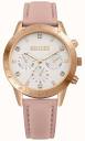 Missguided | Ladies Watch | Pink Leather Strap | MG004PRG - First ...