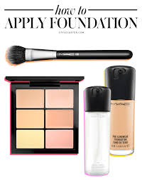 how to put on foundation the right way