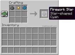 How To Make Firework Star In Minecraft gambar png
