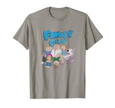 Amazon Com Family Guy Group With Logo T Shirt Clothing