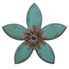 Homeroots Victoria Distressed Teal And