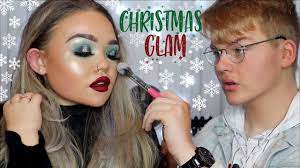 extreme christmas glam with my boy