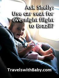 Use Car Seat For Overnight Flight With