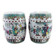 Antique Chinese Ceramic Garden Stools