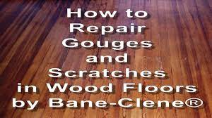 how to repair scratches gouges and