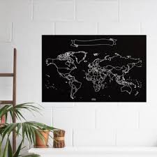 E você ainda pode dar seu toque final usando a criatividade na lousa. Miss Wood Vinyl Chalkboard World Map Xl 60x90 C From Wholesale And Import