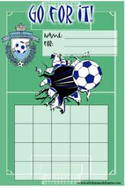 Soccer Charts Free Printable Behavior Chore Or Reward Charts