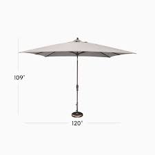 Rectangular Outdoor Umbrella 8 X 10