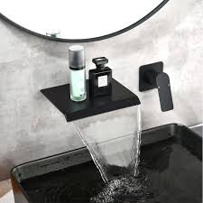 Wall Mounted Waterfall Bathroom Faucet