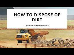 how to dispose of dirt