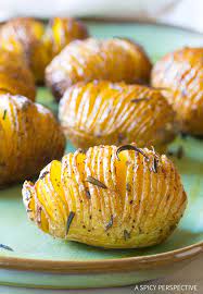 Recipe World Hasselback Potatoes gambar png