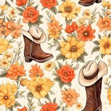 country western fabric wallpaper and