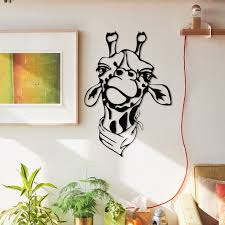 Giraffe Metal Wall Art Metal Wall Art