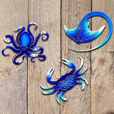 Bvlfook Metal Wall Art Decor Octopus