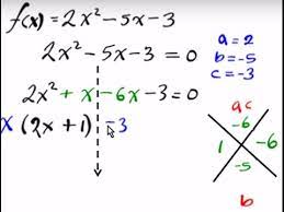 How To Solve Quadratics By Factoring
