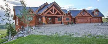 The Rock Ride Ranch Log Home Plan