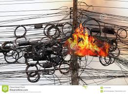 Afbeeldingsresultaat voor gevaar van elektriciteit brand