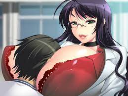 Anime breast smothering