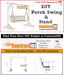 Porch Swing Stand Plans Pdf