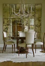 decorate dining rooms with large mirrors