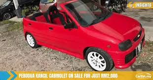 this kancil cabriolet is the coolest