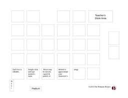 Seating Chart With Editable Desks Seating Charts Seating