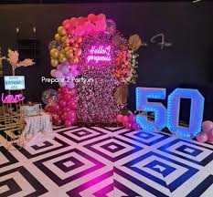 50th Birthday Decoration Kolkata