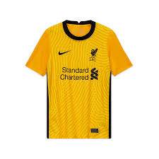 Muss nicht von liverpool sein, oder hat er etwas drunter ? Nike Liverpool Fc Kinder Torwart Trikot 2020 21 Gelb Schwarz Fussball Shop