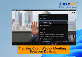 how to transfer cisco webex meeting