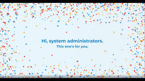 happy system administrator appreciation