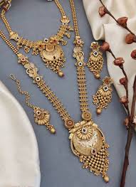 antique br high gold combo jewellery