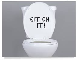 Funny Toilet Decal Sayings For Toilet
