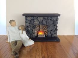 Miniature Stone Fireplace Made