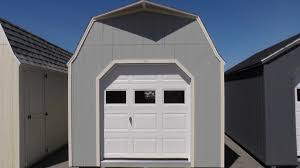 10 x 16 prefab garage shed north