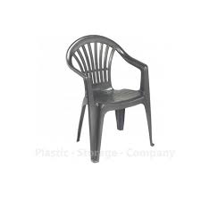 Plastic Garden Chairs Low Back Seat