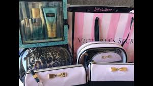 victoria s secret haul bogo cosmetic bags