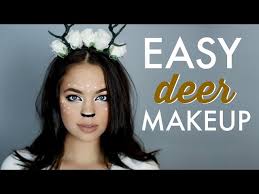 easy halloween makeup tutorial deer