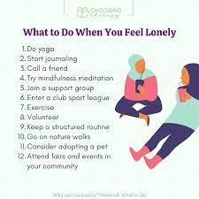 12 things to do when you feel lonely