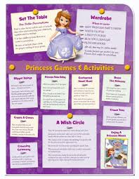 sofia the first printable games and