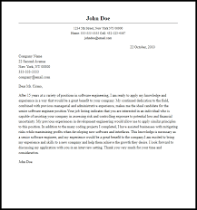 Professional Senior Software Engineer Cover Letter Sample Writing