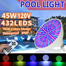 Britestars Waterproof Led Pool Light Bulb 120v 40w Rgb White Color 120v Rgbw For Sale Online Ebay